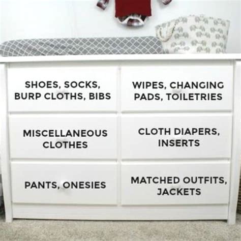 Nursery Drawer Organization Ideas 15 Simple Tips To Organize Your Baby