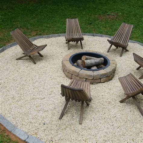 How To Build A Diy Fire Pit With Gravel Stones And Walkway Fire Pit