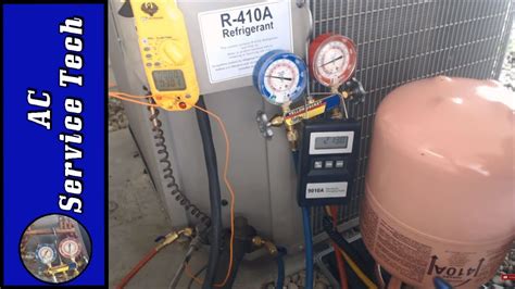 R 410a Charging Weighing In Refrigerant Charge Through The High Side