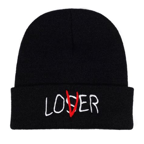 Lover Loser Embroidered Beanie Winter Hat Vlonepop