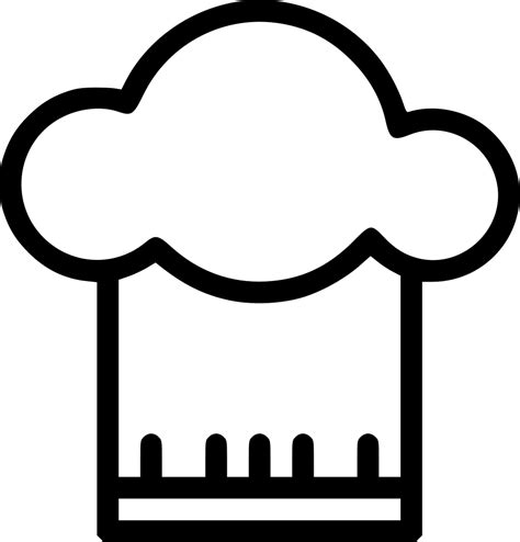 Chef Hat Svg Png Icon Free Download (#481696) - OnlineWebFonts.COM