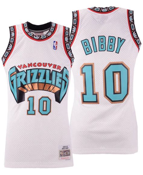 Mitchell And Ness Synthetic Mike Bibby Vancouver Grizzlies Hardwood