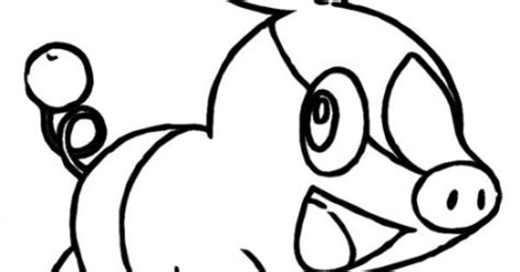 Pokemon Tepig Coloring Pages Pokemon Coloring Pages Pinterest