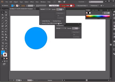 Adobe Illustrator Beginners Guide Session 17 Opacity And Blending