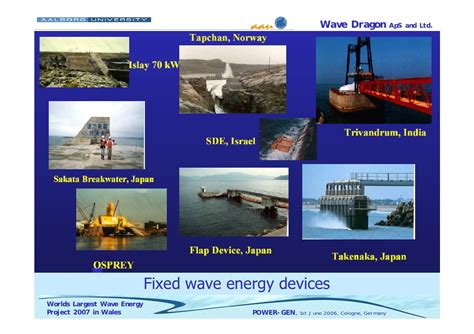 Wave Dragon Project In Wales Power Gen 2006d
