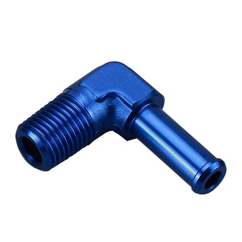 Female 6an An6 To 38 Barb Straight Swivel Hose Fitting Aluminum Hose
