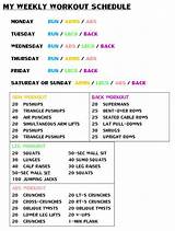 Workout Routine Schedule
