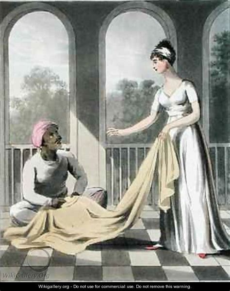 A European Lady Giving Instructions To Her Durzee Charles Doyly