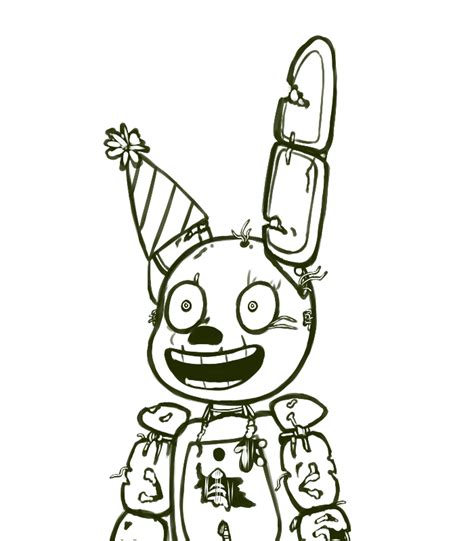 Springtrap Drawing Free Download On Clipartmag