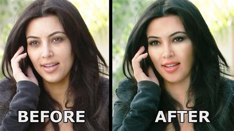 Kim kardashians plastic surgery transformation click subscribe for more*** this is a time lapse photoshop cs5 transformation of a old photograph of kim kardashian without. Kim Kardashian Digital Makeup with Photoshop - Photoshop ...