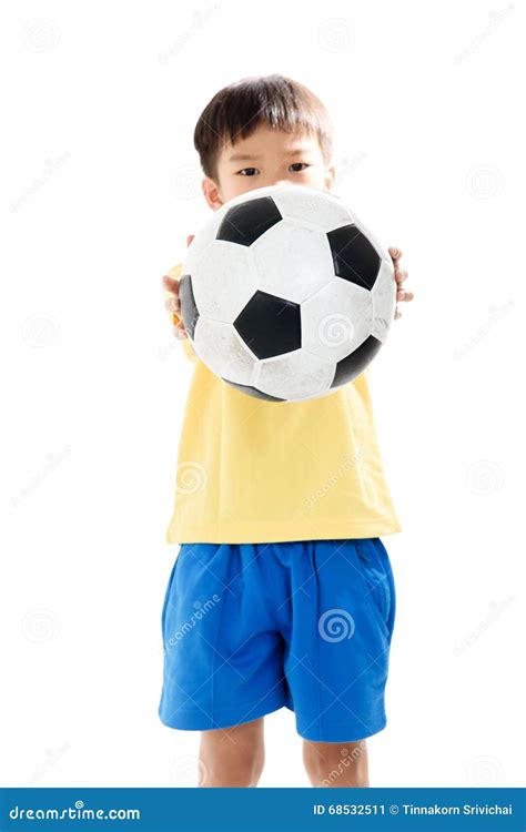 Soccer Boy Stock Image Image Of Studio Person Football 68532511