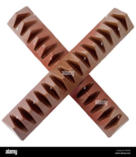 Swiss Chocolate Bar Cut Out Stock Photo Alamy