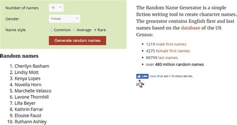 Random Name And Surname Generator
