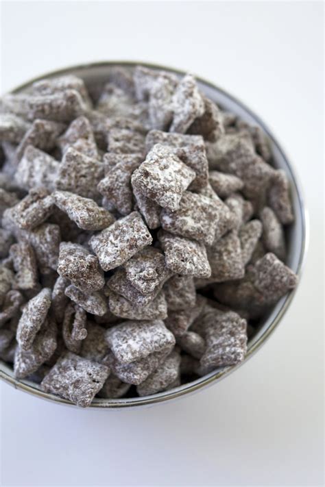 It's sugary and crunchy and not too rich, so i can graze on it (or in other words ultimately, puppy chow refers to any recipe made with chex cereal that's been coated in various sweet candies and sugars. Mocha Puppy Chow Recipe | MyRecipes
