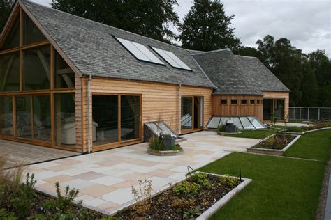 The Oak Frame Combined With Extra Large Glazed Windows Create An