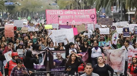 Feminicidios Ciudad De Mexico Marcha Feministas 7 Polemón