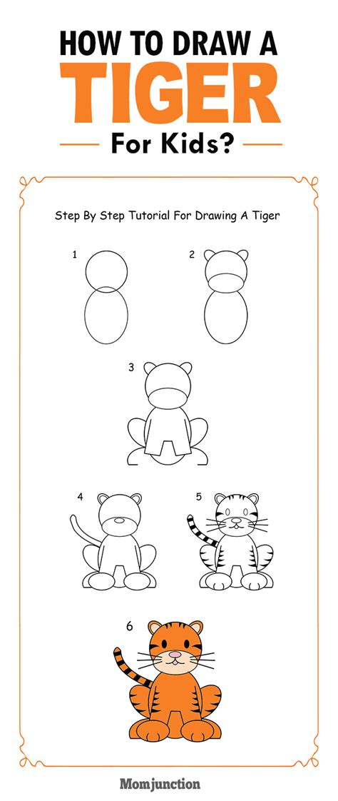 For this lesson, you'll want to have at least a few pencils of varying step 1: How To Draw A Tiger Step By Step For Kids?