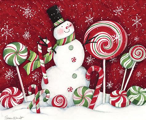 Lang Desktop Wallpapers April 2015 Sam Snowman Peppermint Christmas