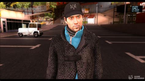 Aiden Pearce From Watch Dogs V9 For Gta San Andreas