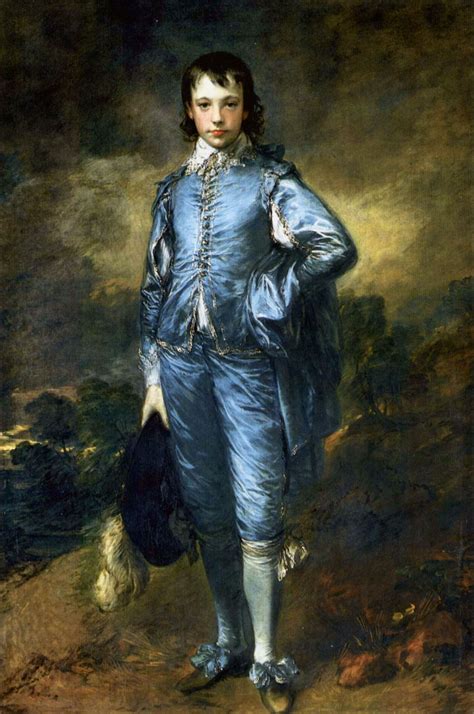 The Blue Boy By Thomas Gainsborough Oil On Canvas 48x70 Blue Boy