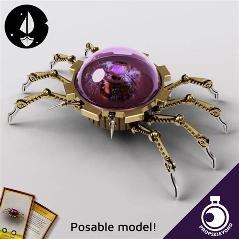 Clockwork Spider Posable Props Beyond