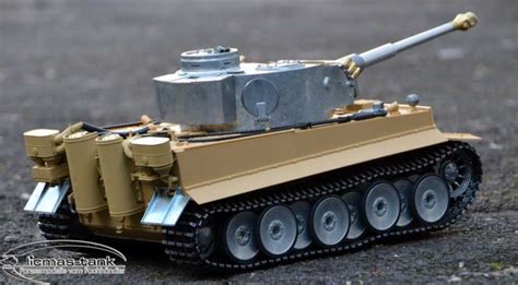 Rc Panzer Tiger 1 Metall Edition Platin Mit Schussfunktion Heng Long
