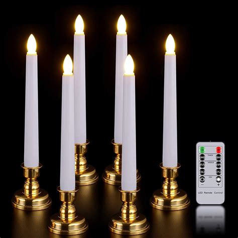 Christmas Window Candles With Timer 612 Vermont Ultra Bright Led