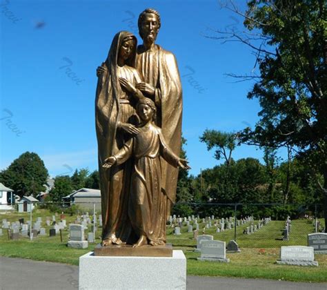 Outdoor Mary Joseph And Baby Jesus Catholic Bronze Religious Statues