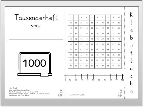 Learn vocabulary, terms and more with flashcards, games and other study tools. Hasenklasse: Tausenderheft | Mathematikunterricht, Mathe ...