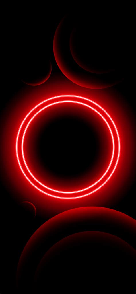 Neon Peace Signage In Red Wallpaper Download Mobcup