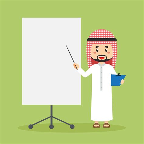 Arab Teacher Vector Art Icons And Graphics For Free Download