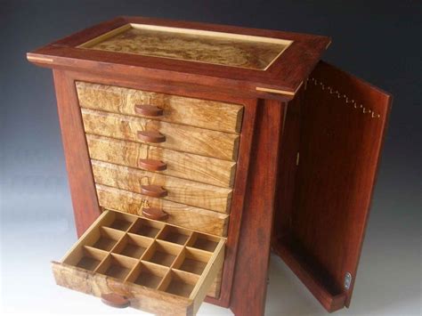 Exotic Wood Jewelry Box Of Woods From Around The World