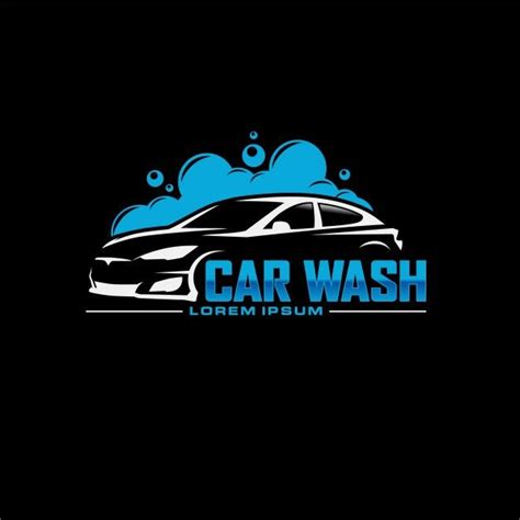 Premium Vector Auto Car Wash Logo Design Car Wash Company Wash