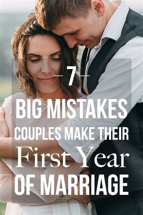 8 Big Mistakes Couples Always Make Their First Year Of Marriage First
