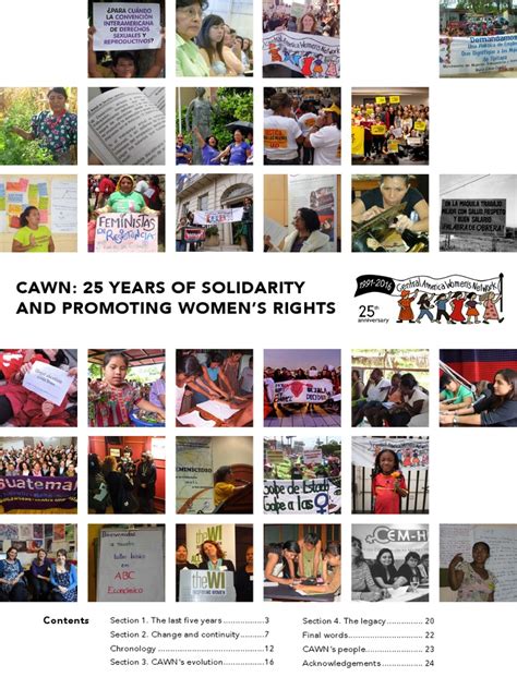 Reflections On The Road Travelled By Cawn 25 Years Of Solidarity And