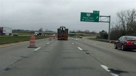 Interstate 70 Ohio Exits 80 To 85 Eastbound Youtube