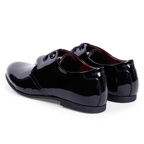Dolce And Gabbana Boys Patent Leather Dress Shoes Bambinifashioncom