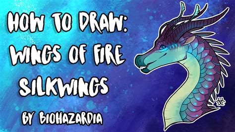 Tutorial How To Draw Wings Of Fire Silkwing By Biohazardia On