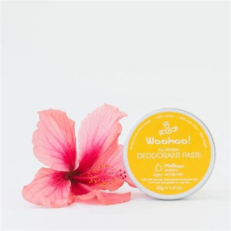 Woohoo All Natural Mellow Deodorant Paste For Sensitive Skin Beauty