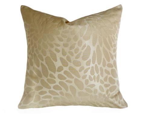 Contemporary Cream Pillow Covers Neutral Throw Pillows Two