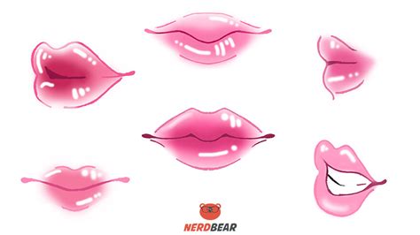 How To Draw Kissing Lips Anime