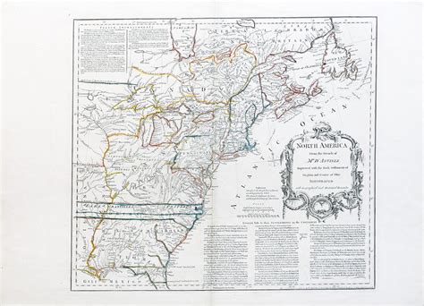 Thomas Jefferys Map Of North America 1755 Mutualart