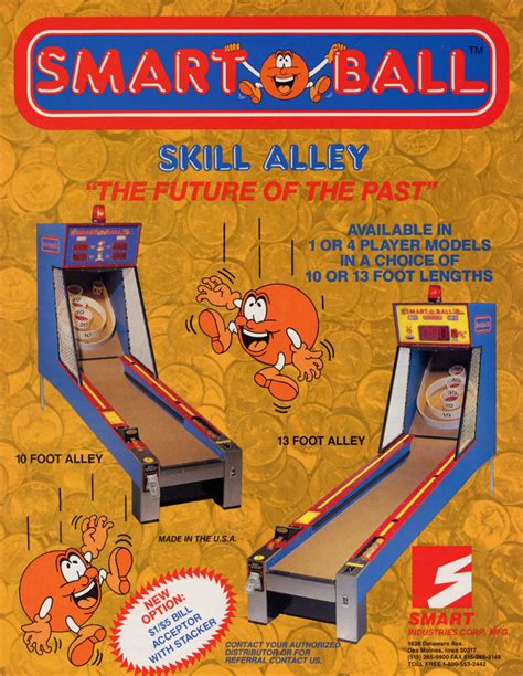 The Arcade Flyer Archive Arcade Game Flyers Smart Ball Smart