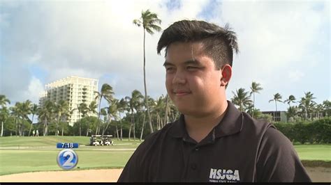 Hawaii Junior Golfers To Tee Off With Pros Youtube