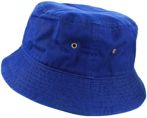 Gelante Bucket Hat Cotton Packable Summer Travel Cap Royal Blue S M Walmart Com