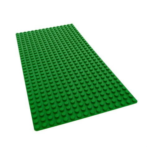 1x Lego Construction Basic Base Plate Green Flat 16x32 Meadow 274828