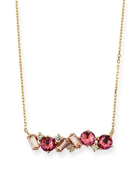 Get the best deals on morganite stone fashion jewellery. KALAN by Suzanne Kalan 14k Gold Pink Topaz & Morganite ...