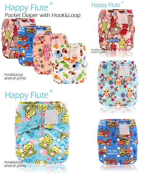 Visit To Buy 12pcslot Happy Flute Os Pocket Cloth Diaperwith Stay