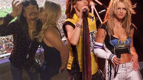 britney spears reunites with steven tyler 14 years after super bowl duet mirror online