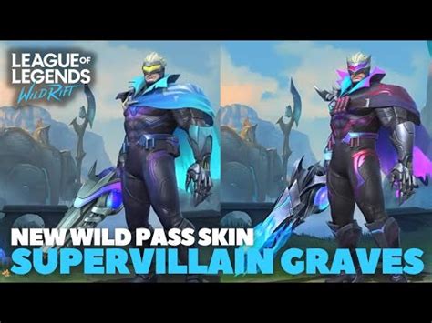 New Wild Pass Skin Super Villain Graves YouTube